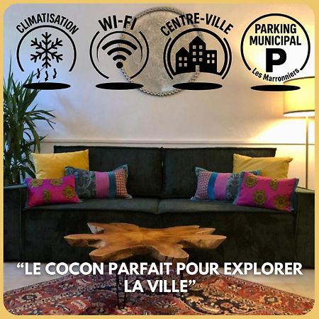 Ulysse, Appartement Spacieux Au Centre Historique D'Uzes En Rez-De-Chaussee Avec Exterieur, Proche Parking Des Marroniers Exteriör bild